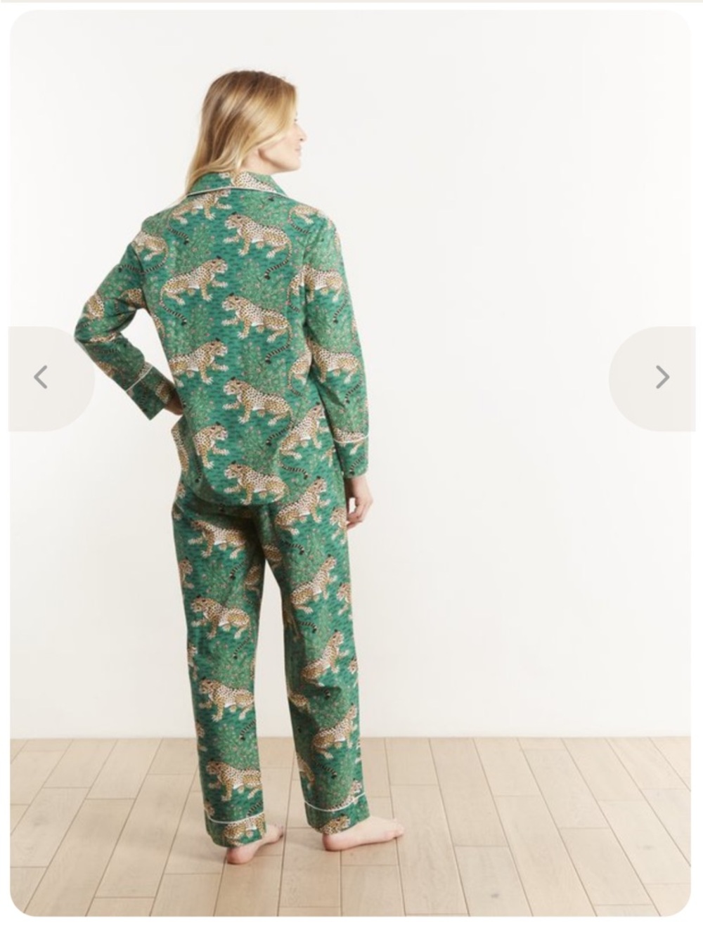 Printfresh Bagheera Leopard Print 100% Cotton Pajama Set Size Large - Picture 3 of 13
